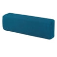 thumbnail image 1 of Air Conditioner Cover 35-37 Inch Knitted Elastic Cloth Dustproof for Wall-Mounted Units Split Indoor AC Covers Cyan, 1 of 5