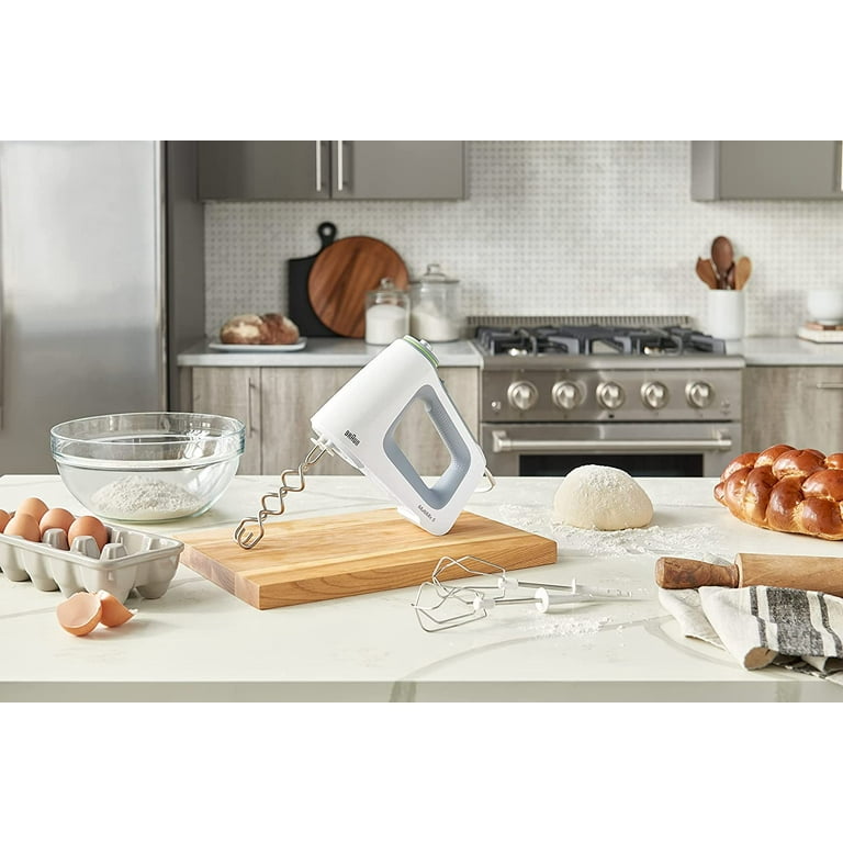 Braun Multimix and in 350- Hand White with Multiwhisks Hooks, New Watts, 5 Mixer Dough