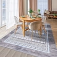 thumbnail image 2 of Wellber Boho Area Rug Wellber Moroccan Rugs Washable Carpet for Bedroom Living Room Home Decor,6'x9',Gray Blue, 2 of 7