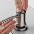 thumbnail image 2 of Kraus Brass Kitchen Soap and Lotion Dispenser in Stainless Steel, 2 of 10
