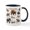 White/Black Inside, variant on CafePress - Extinct Animals Of North America Mug - 11 oz Ceramic Mug - Novelty Coffee Tea Cup