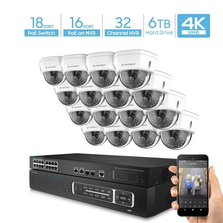 Amcrest 4K UltraHD Video Security Camera System w/ 4K 32CH