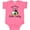 Hot Pink, variant on Inktastic Grandma's Little Caddy Golf Boys or Girls Baby Bodysuit