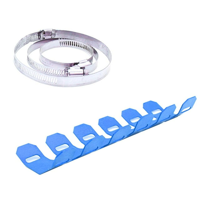 Almencla 25cm Exhaust Pipe Protector Guard Heat for 2 Stroke Motorcycle Blue