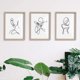 thumbnail image 4 of No Frames Minimalist Line Wall Art Decor Abstract Woman's Body Shape Picture Frame Collage Set Modern Poster Print Artwork For Home Bedroom, 4 of 4
