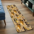 thumbnail image 4 of DIG Runner Rugs 2x6 ft Cartoon Excavator Yellow Equipment Trucks Upholstery Washable Hallway Rugs Non-Slip Floor Mats Absorbent Carpet Bedside Runners for Bedroom Kitchen Bathroom Laundry Room, 4 of 9