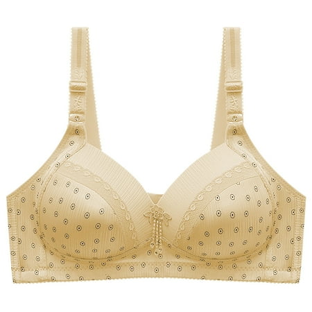 Women s Front Closure Bras Push Up Bra Underwire Full Coverage Padded Seamless T Shirt Bra Solid Color Collection Side Breast Daily Bra