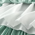 thumbnail image 4 of SWSMCLT Women's Pleated Skirt Chiffon Swing Elastic Smocked Shirred Waist Long A Line Tulle Skirts High Waisted Flowy Light Green One Size, 4 of 5
