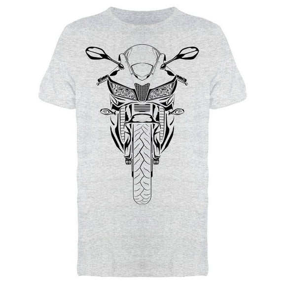 Motorcycle Sketch Tee Men's -Image by Shutterstock