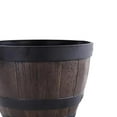 thumbnail image 5 of 2x Resin Bucket Barrel Planters - Rustic Flower Planters Pots Boxes Container, 5 of 8