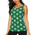 thumbnail image 2 of Haiem Snowflake Workout Tank Tops for Women, Athletic Sports Slim-Fit Tank Tops, Compression Sleeveless Dry Fit Shirts,Athletic Shirt-Medium, 2 of 9