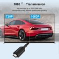 thumbnail image 5 of Câble Adaptateur Vidéo Support 1080p Haute Résolution Anti-Interférence Stable Pilote de Signal Images Claires Gratuites 1.5m Av vers Hdmi compatible Grand Sc, 5 of 5