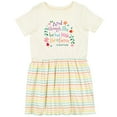 thumbnail image 3 of Inktastic She is Fierce Funny Shakespeare Quote Girls Toddler Dress, 3 of 5