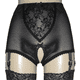 thumbnail image 1 of Liga Europa y Estados Unidos Retro Transparente Sexy Mujer Malla Encaje Pantalones Cortos Abiertos 6 garras Sling, 1 of 5