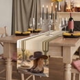 thumbnail image 2 of Cowboy Western Table Runner, Cowboy Hats Boots Desert Cacti Vintage Washable Cotton Linen Table Runners 72 Inches Long, Dresser Scarf Runner for Dining/Coffee/Kitchen/TV Stands/Cabinets 13''x72'', 2 of 9