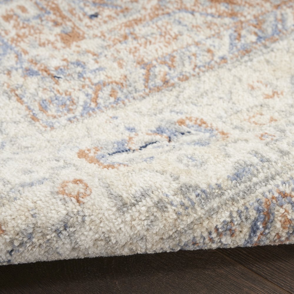 Nourison Home Essentials Persian 2'2" x 14 Beige Blue Vintage Rug
