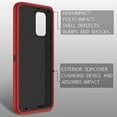 thumbnail image 4 of Entronix Funda Resistente para Galaxy S20, Triple Capa a Prueba de Golpes y Protección contra Caídas, Color Rojo, 4 of 5