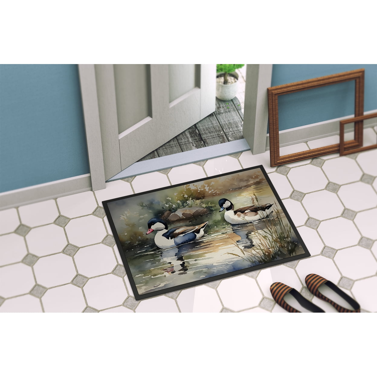 Carolines Treasures DAC3194MAT 18 x 27 in. Unisex Bufflehead Doormat