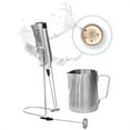 thumbnail image 2 of Ozeri Milk Frother Stainless Steel Pitcher Set 12 oz Extra Whisk Attachment, 2 of 5