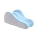 thumbnail image 4 of Almohada triangular de espuma viscoelástica en forma de cuña para dormir cómodamente y recibir masajes mientras gris claro, 4 of 9