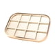 thumbnail image 1 of Bandeja organizadora de joyas Yuyangstore Soporte organizador 12 ranuras 30 cm x 20 cm x 2,5 cm, 1 of 8