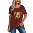 thumbnail image 6 of Women's 100% Cotton Cozy T-Shirt Elvis Graphic Design, 6 of 9