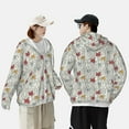 thumbnail image 5 of Picia Funny Cat White Women's Men's UPF 50+ Sun Protection Hoodie Shirt Long Sleeve SPF Fishing Outdoor UV Hiking Lightweight Shirts-, 5 of 9