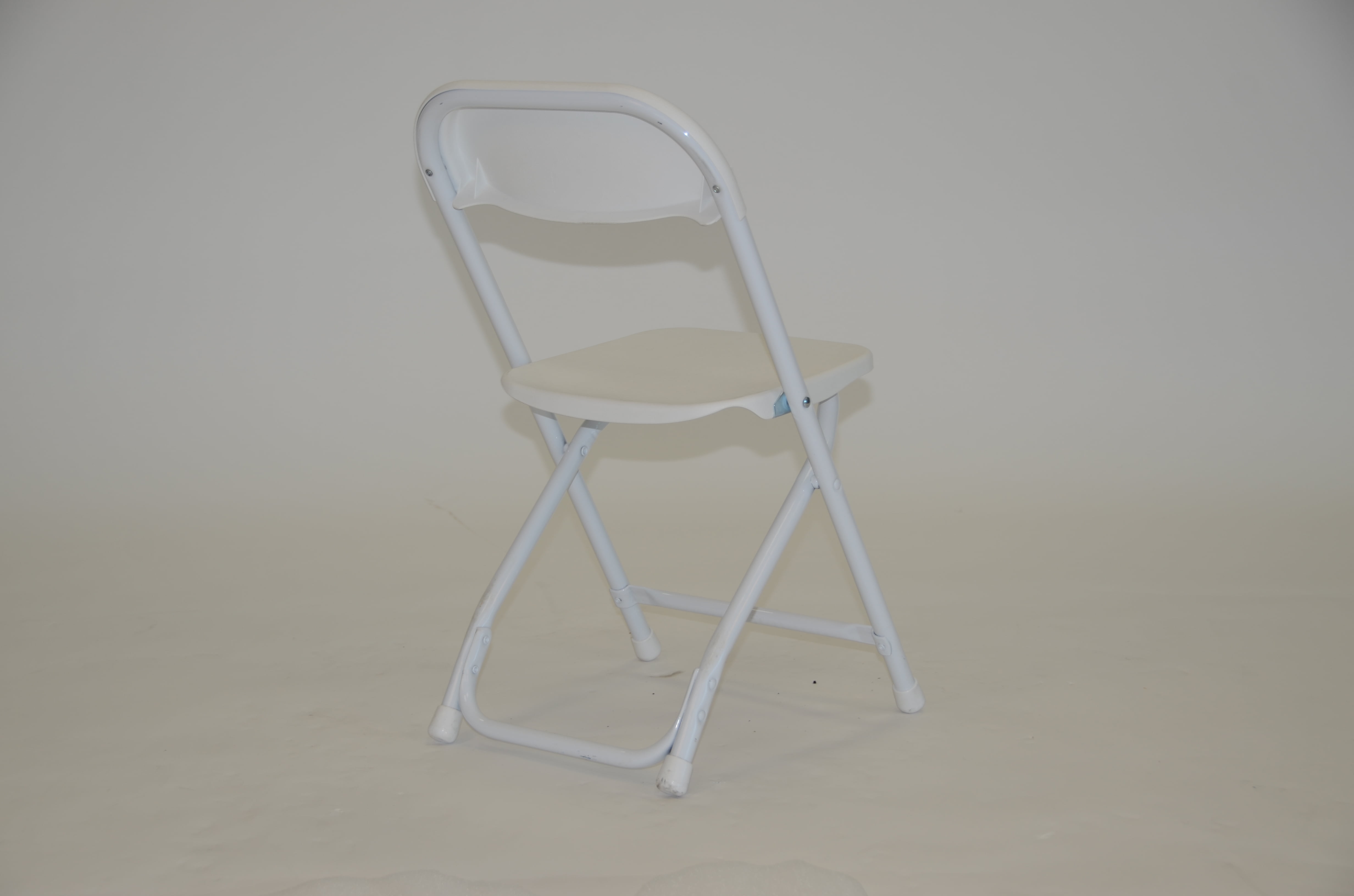 Rhino Children's Plastic Folding Chair - White