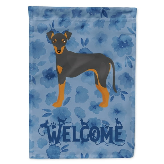 Manchester Terrier #2 Welcome Garden Flag