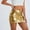 Gold, variant on Women's Sequin Skirt Sparkle Stretchy Bodycon Mini Skirts (Red L)