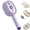 Purple, variant on 2026 Upgrade 5 in 1 Air Cushion Brush, Rechargeable Electric Spray Massage Hair Brush for Anti Static Reduce Frizz Nourishes Hairs
