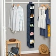 thumbnail image 5 of Honey-Can-Do 10-Shelf Hanging Closet Organizer, Navy, 5 of 5