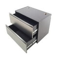 thumbnail image 2 of Pemberly Row Wood Base Drawer Wall Mounted Garage Cabinet in Metallic Gray, 2 of 9