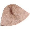 thumbnail image 6 of CoCopeaunts Women's Bucket Hat Solid Color Woolen Felt Fisherman Hat Outdoor Versatile Warm Hat Roll-up Brim Soft Foldable, 6 of 8