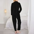 thumbnail image 5 of Disketp Pajamas Set Long Sleeve Sleepwear Womens Button Down Nightwear Pj Sets-, 5 of 9