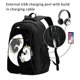 thumbnail image 2 of Balery Unicorn in Yoga Mochila con carga USB para hombre y mujer - Mochila impermeable y antirrobo para portátil con puerto USB para viajes, trabajo, estudios y universidad, 2 of 7