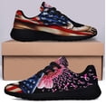 thumbnail image 3 of BreaStCancer Awareness Shoes Sneakers Black Size 6, 3 of 7