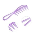 thumbnail image 3 of Unique Bargains 1 Pc Durable Wide Tooth Comb Purple PS, 3 of 6
