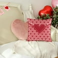 thumbnail image 2 of Pink Valentines Day Pillow Covers 18x18 Inch,Love Heart Valentine''s Day Decor Pillow Decorative Throw Pillows,Farmhouse Valentine Holiday Decorations Cushion case for Couch Home(37-18), 2 of 6
