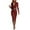 Red, variant on Sweater Dress for Women Slim Fit Half Turtleneck V-Neck Long Sleeve Knitted Belted Midi Dress Fall Casual Jumper Dresses White L