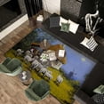 thumbnail image 3 of Coolnut Lightweight Soft Area Rugs 60 x 39 inch (5'x 3'3"), Beautiful Landscape Floor Mat for Kids Playing Room Hardwood Floor Living Room Nursery Rugs, 3 of 6