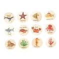 thumbnail image 2 of 12 piezas de juguetes Montessori, juguetes cognitivos, actividades, rompecabezas de madera Montessori mar, 2 of 9