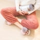 thumbnail image 4 of Pantalones de invierno cálido Sunnimix para Mujer Ropa de Dormir Pijamas de terciopelo Rojo, 4 of 7
