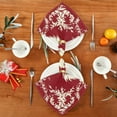 thumbnail image 4 of Napkin Satin Napkin 20*20Inchx6 Kitchen Towel Dinner Plate Towel Decorative Towel Napkin Tea Towel Suitable For Kitchen Table Christmas Style Deer, 4 of 8