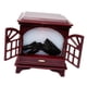 thumbnail image 3 of Decoraciones para chimenea a escala 1/12 Hugo Accesorios de casa de muñecas Rojo, 3 of 8