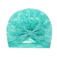 thumbnail image 1 of Newborn Hat Nice-looking Wide Application  Lace Bowknot Baby Cap Shooting Props, 1 of 10