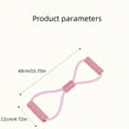 thumbnail image 6 of DABEI 8-shaped Yoga Resistance Band, Durable Tension Rope, Sports Yoga Trainer For Back Shoulder Arm Stretching Training, 6 of 7