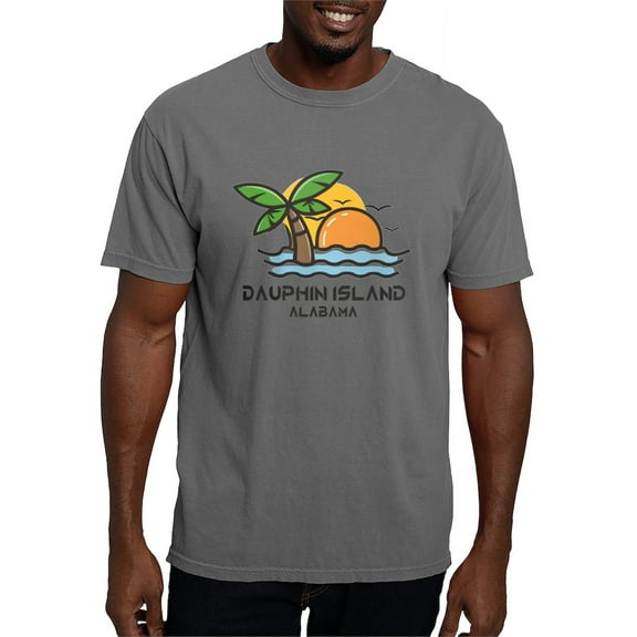 CafePress - Alabama Dauphin Island T Shirt - Mens Comfort Colors Shirt