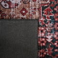 thumbnail image 6 of SAFAVIEH Tucson Faith Traditional Machine Washable Area Rug, 4' x 6', Rust/Green, 6 of 8