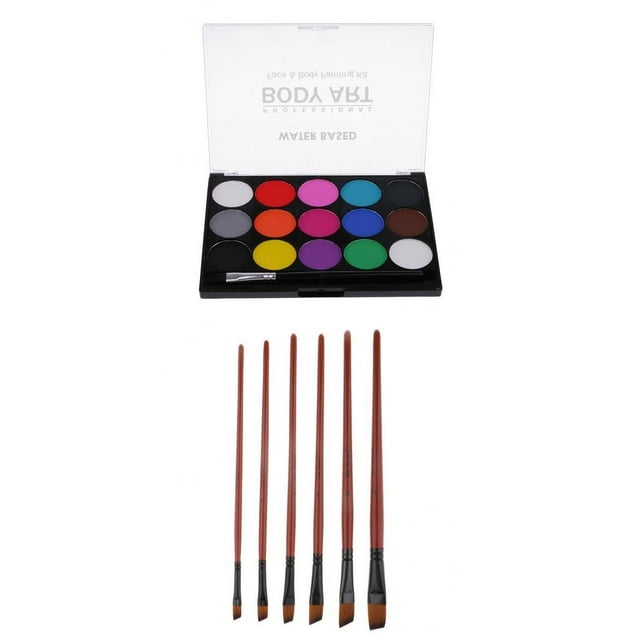 Pinceles de para Pintura Corporal Facial para Niños, Manualidades, Dibujo, Pintura, Maquillaje Elegante